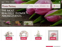 Tablet Screenshot of flowerfantasy.ca